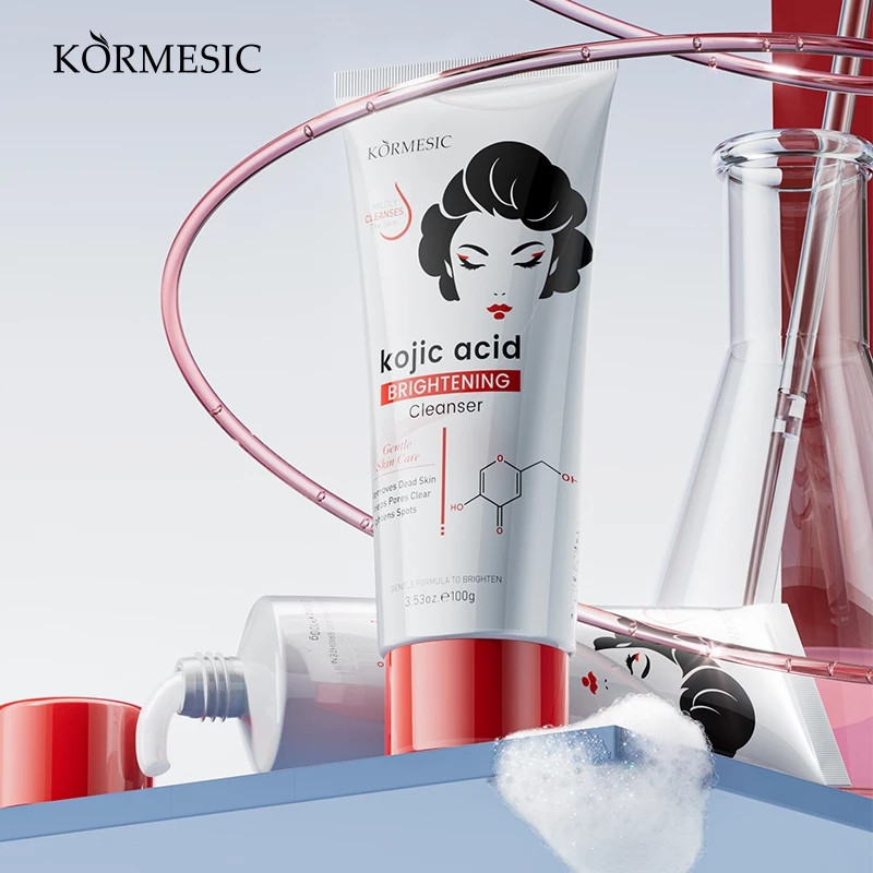 Home kormesic kojic acid brightening cleanser 100g/pembersih wajah