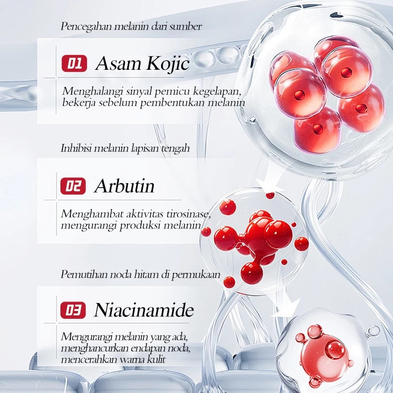 Home kormesic kojic acid brightening cleanser 100g/pembersih wajah