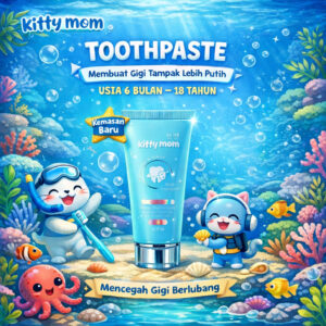 kitty mom toothpaste 60g/pasta gigi