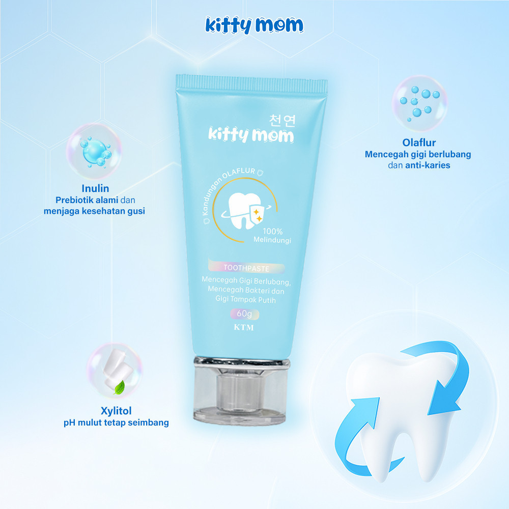 Home kitty mom toothpaste 60g/pasta gigi