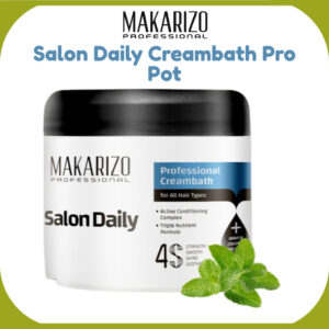 makarizo professional salon daily creambath pro pot 500ml and 250ml/masker rambut