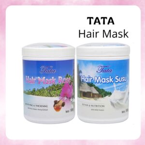 tata hair mask & hair spa glowing keratin rambut 400gr & 1000gr