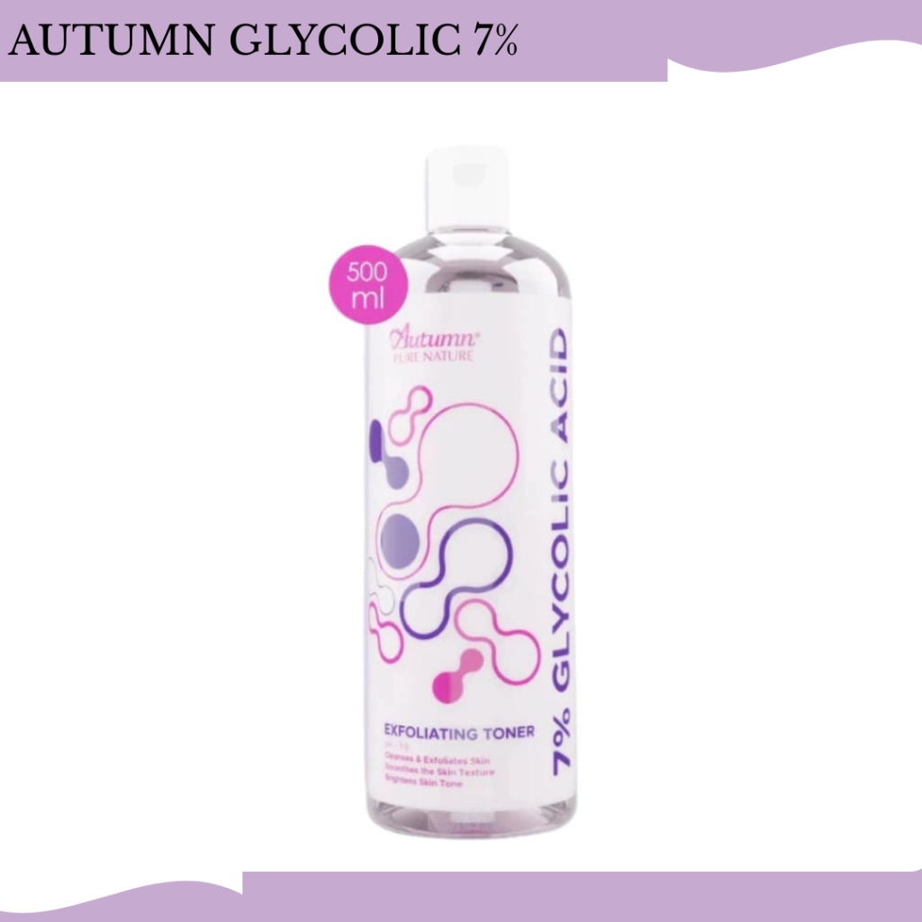 autumn 7% glycolic acid exfoliating toner 500ml autumn 7% glycolic acid exfoliating toner 500ml