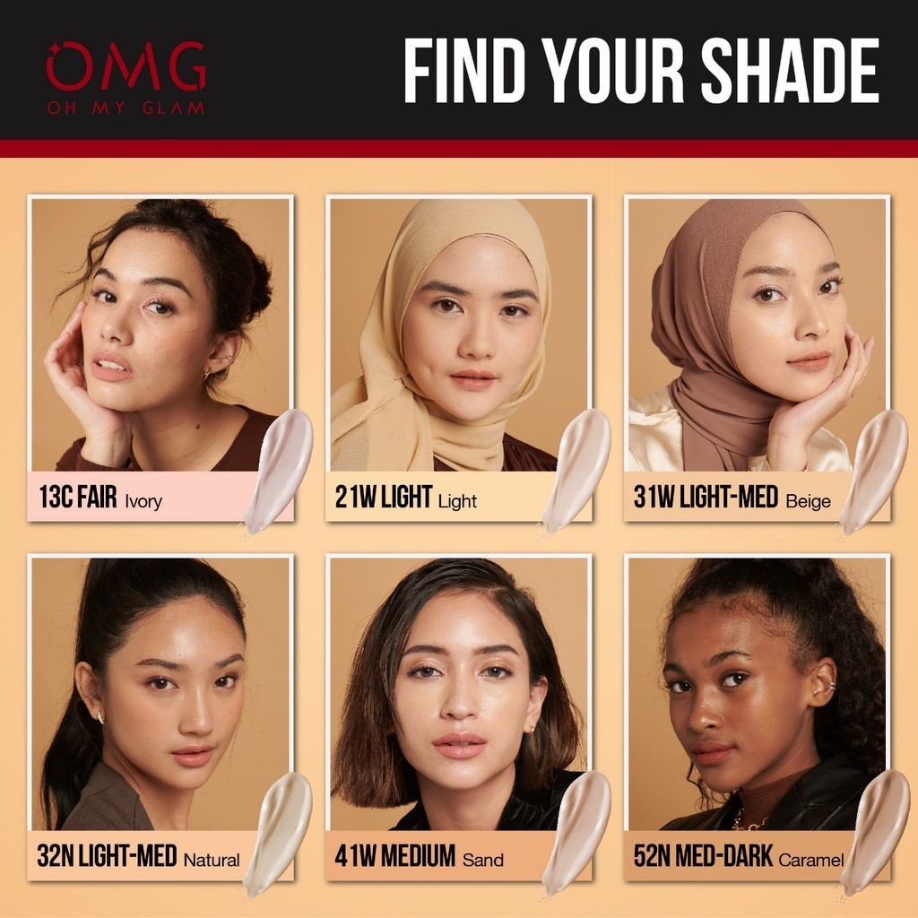 omg oh my glam coverlast liquid foundation spf 20 pa++ | alas bedak omg oh my glam coverlast liquid foundation spf 20 pa++ | alas bedak