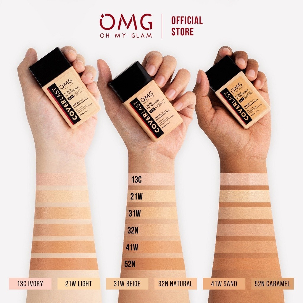 omg oh my glam coverlast liquid foundation spf 20 pa++ | alas bedak omg oh my glam coverlast liquid foundation spf 20 pa++ | alas bedak