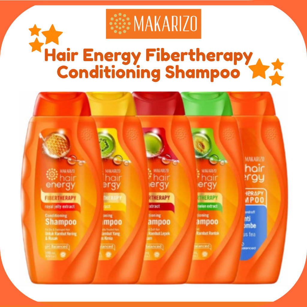 makarizo hair energy fibertherapy conditioning shampoo 170ml and 330ml makarizo hair energy fibertherapy conditioning shampoo 170ml and 330ml