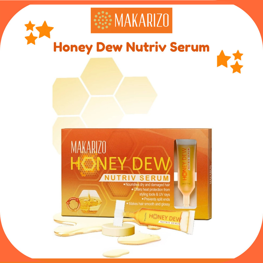 makarizo professional honey dew nutriv serum 5x5ml/serum rambut makarizo professional honey dew nutriv serum 5x5ml/serum rambut