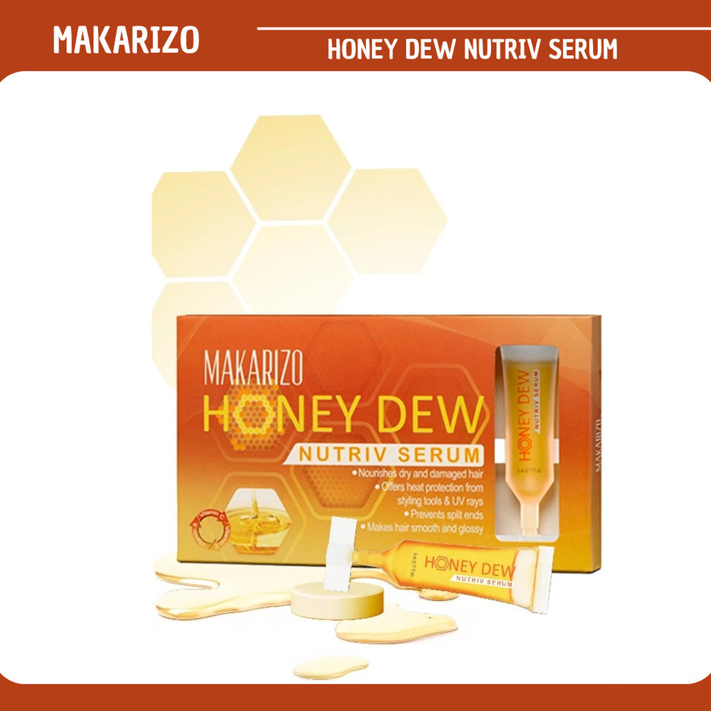 makarizo professional honey dew nutriv serum 5x5ml/serum rambut makarizo professional honey dew nutriv serum 5x5ml/serum rambut