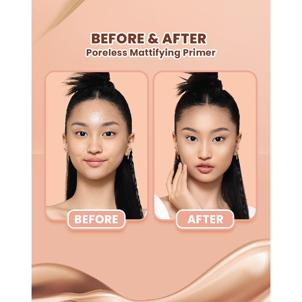 hanasui poreless mattifying primer/alas bedak hanasui poreless mattifying primer/alas bedak