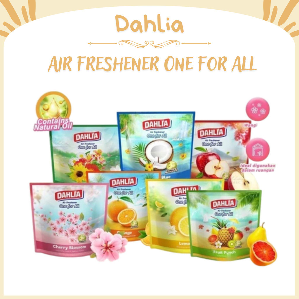 dahlia air freshener one for all 75g/pengharum ruangan dahlia air freshener one for all 75g/pengharum ruangan