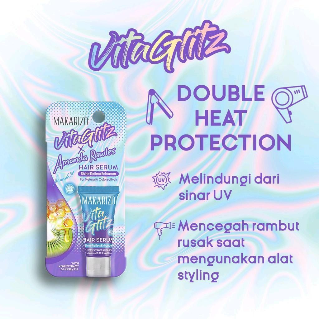 makarizo vitaglitz hair serum 8ml/serum rambut makarizo vitaglitz hair serum 8ml/serum rambut