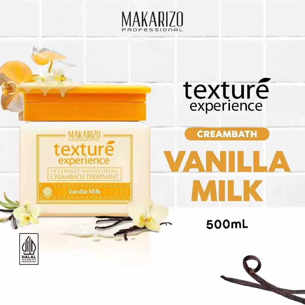 makarizo professional texture experience creambath treatment 500ml/masker rambut makarizo professional texture experience creambath treatment 500ml/masker rambut