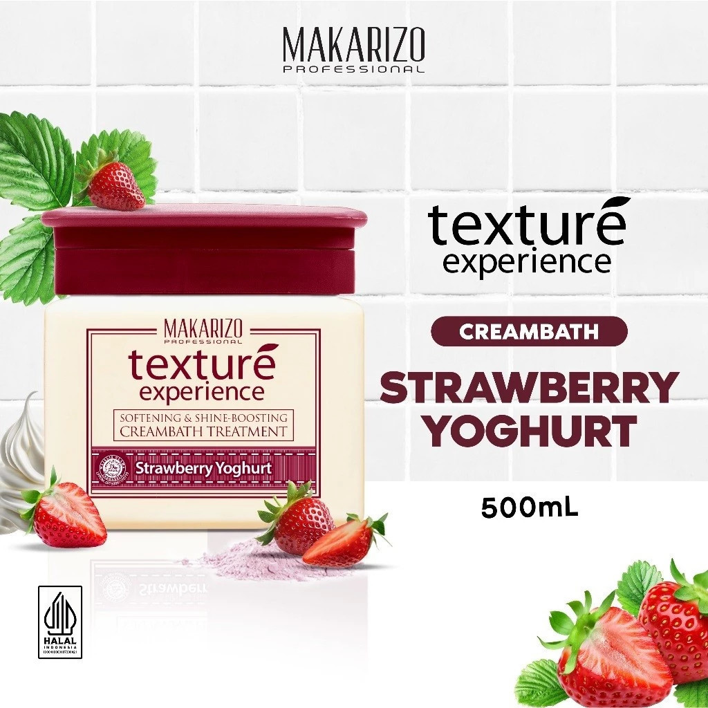 makarizo professional texture experience creambath treatment 500ml/masker rambut makarizo professional texture experience creambath treatment 500ml/masker rambut