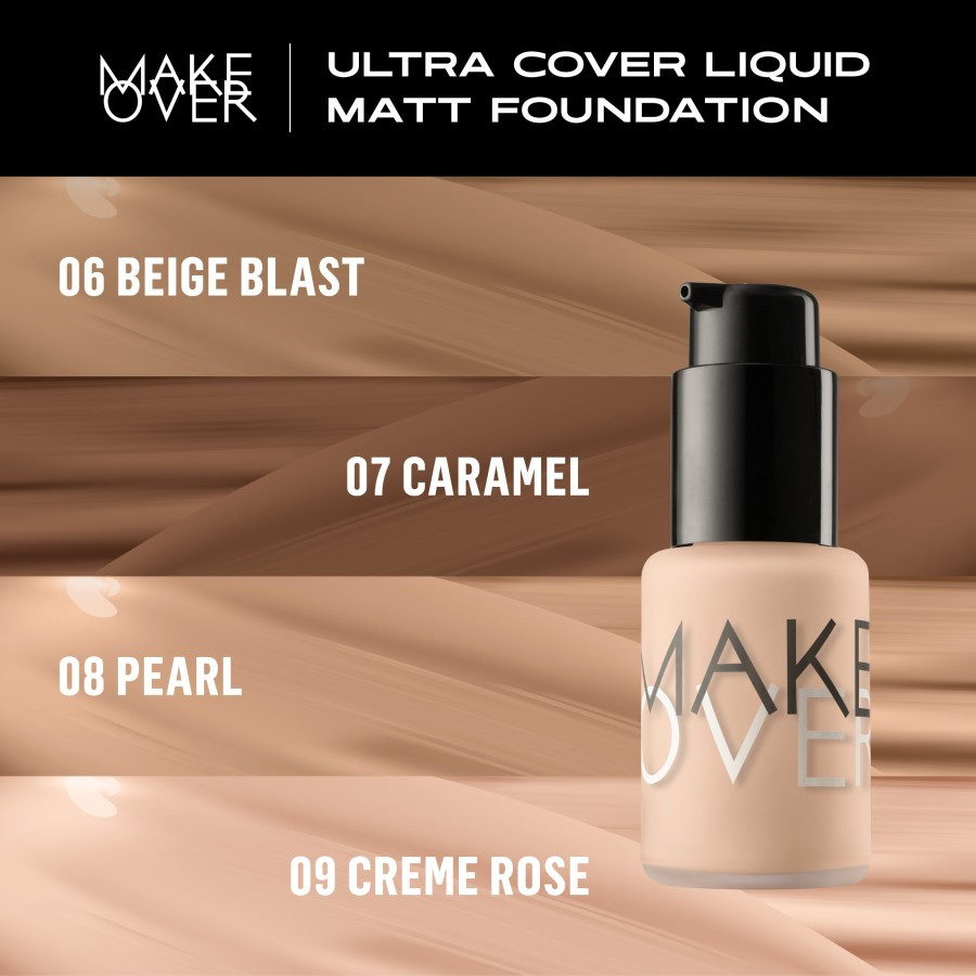make over ultra cover liquid matte foundation 33ml make over ultra cover liquid matte foundation 33ml