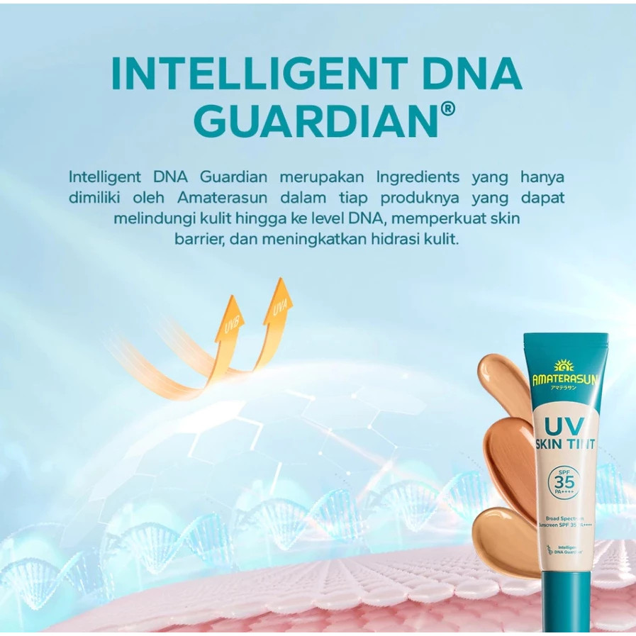 amaterasun uv skin tint spf 35 pa++++ 25g/alas bedak amaterasun uv skin tint spf 35 pa++++ 25g/alas bedak