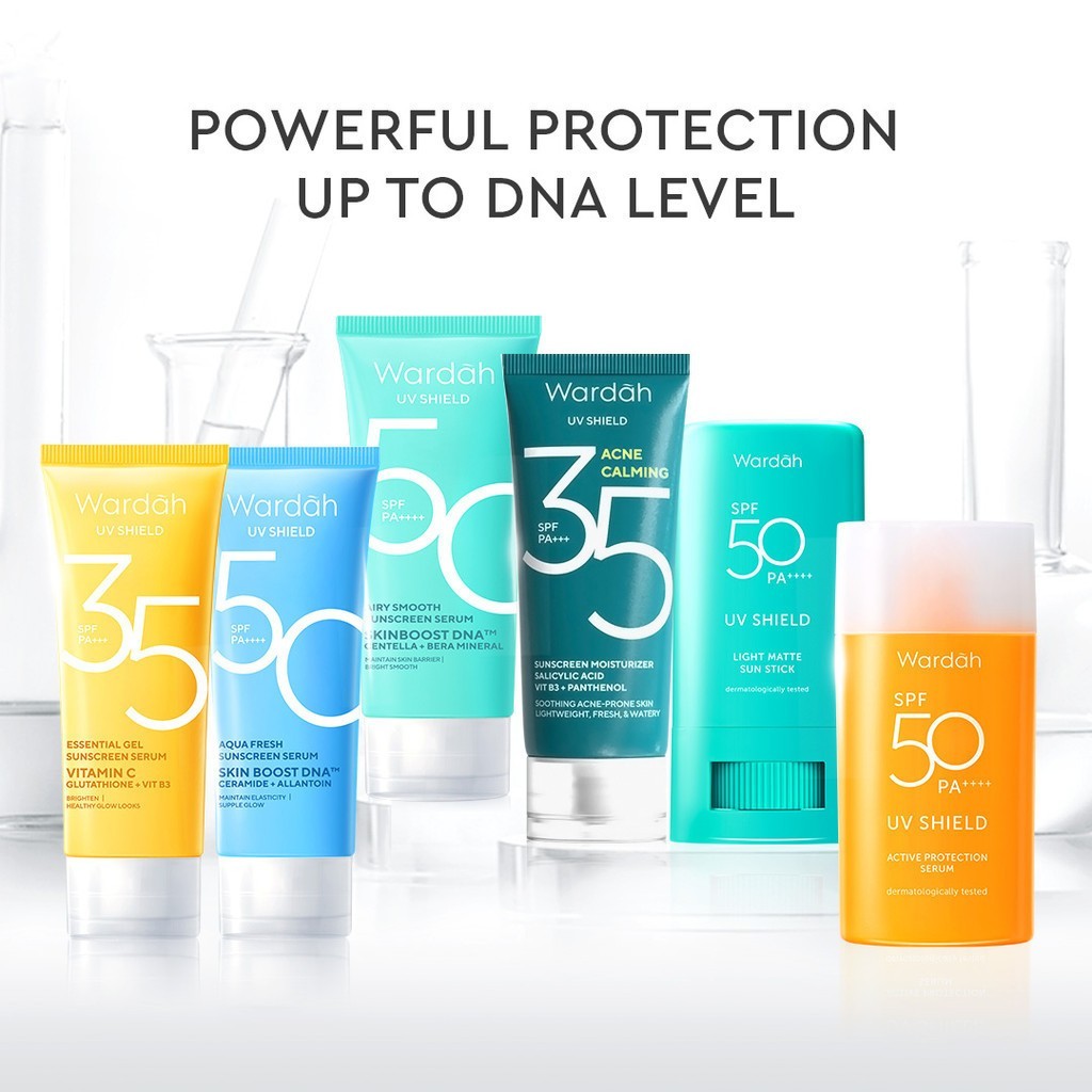 wardah uv shield acne calming sunscreen moisturizer spf 35 pa+++ 35ml wardah uv shield acne calming sunscreen moisturizer spf 35 pa+++ 35ml