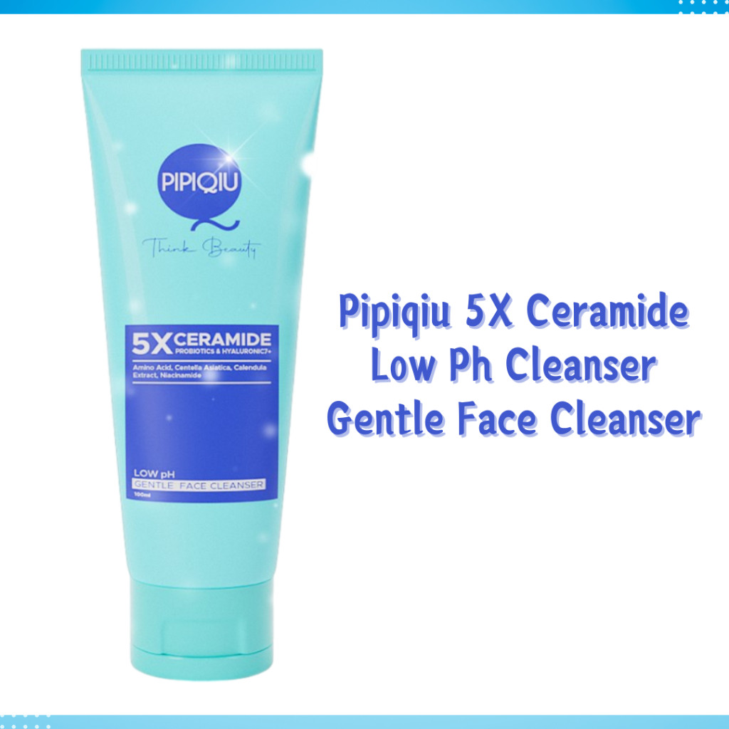 pipiqiu 5x ceramide low ph gentle face cleanser 100ml / pembersih muka pipiqiu 5x ceramide low ph gentle face cleanser 100ml / pembersih muka