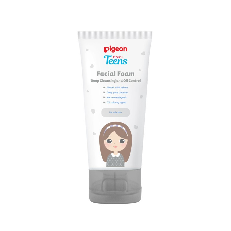 pigeon teens facial foam deep cleansing & oil control 40g & 100g / pembersih wajah pigeon teens facial foam deep cleansing & oil control 40g & 100g / pembersih wajah