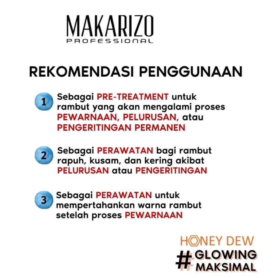 makarizo professional honey dew restructuring serum 5x5ml/serum rambut makarizo professional honey dew restructuring serum 5x5ml/serum rambut