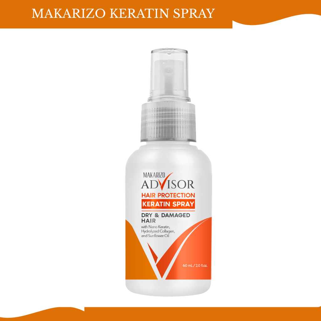 makarizo advisor hair protection keratin spray for dry damaged hair 60ml makarizo advisor hair protection keratin spray for dry damaged hair 60ml