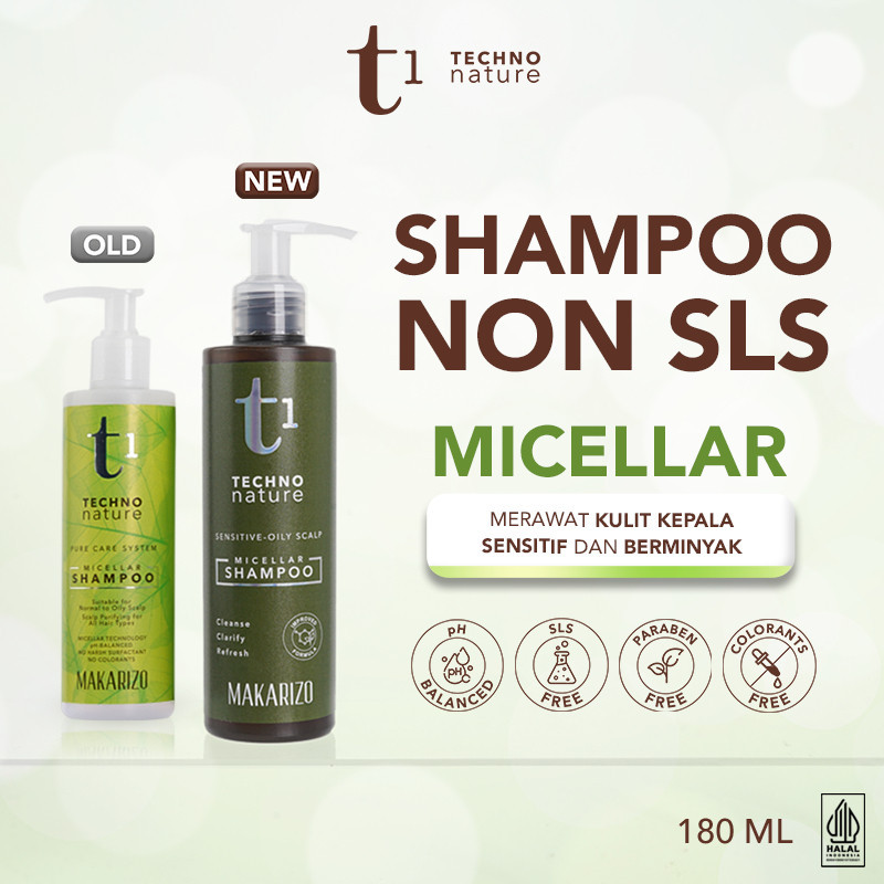 makarizo t1 techno nature micellar shampoo 180ml makarizo t1 techno nature micellar shampoo 180ml