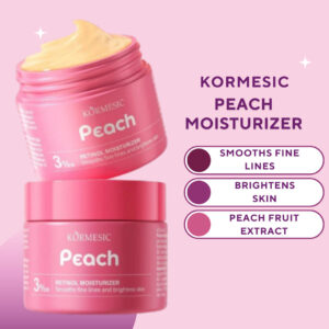 kormesic peach 3% retinol moisturizer 50g/pelembab wajah