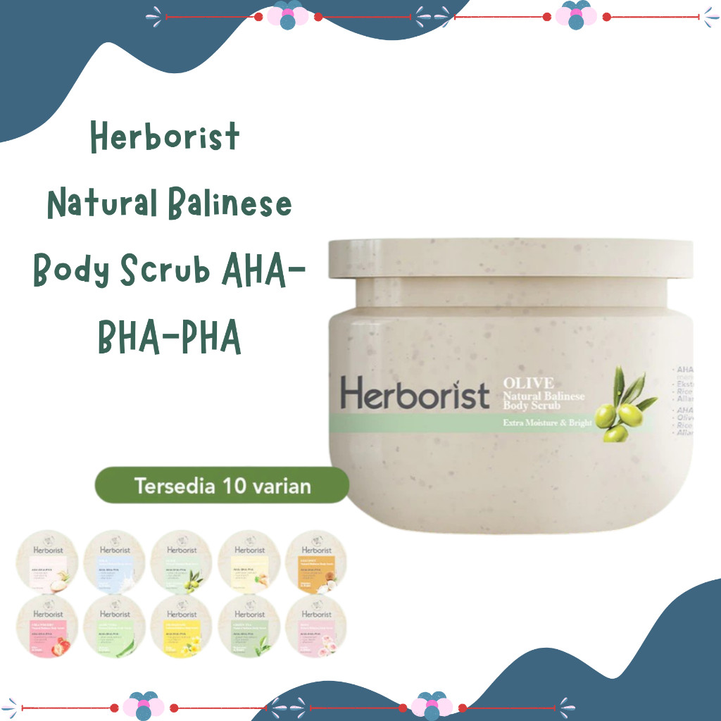 herborist natural balinese body scrub 100g & 200g / lulur badan herborist natural balinese body scrub 100g & 200g / lulur badan