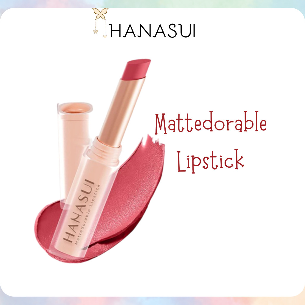 hanasui mattedorable lipstick 2g/lipstik/lip matte hanasui mattedorable lipstick 2g/lipstik/lip matte