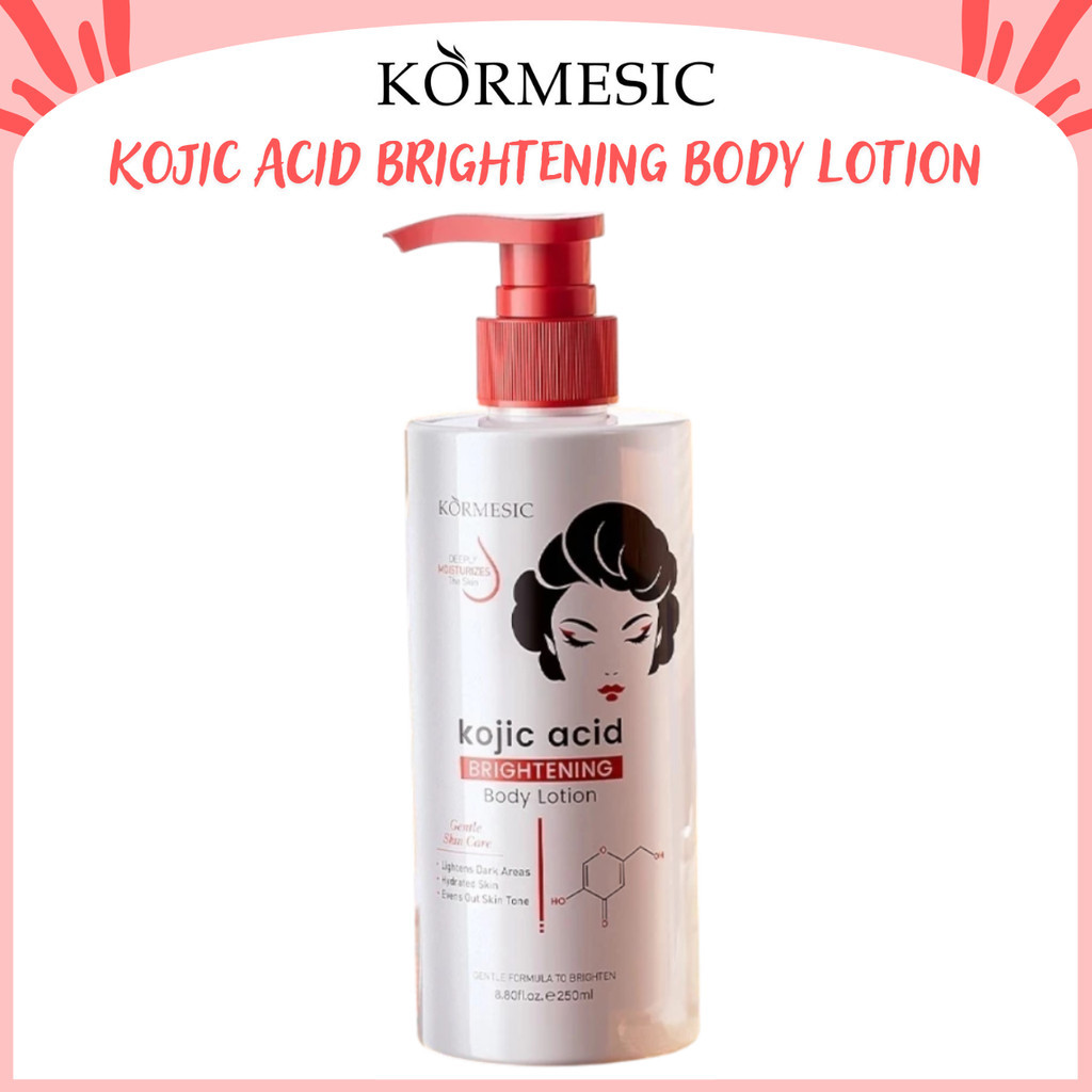 kormesic kojic acid brightening body lotion 250ml/losion tubuh kormesic kojic acid brightening body lotion 250ml/losion tubuh