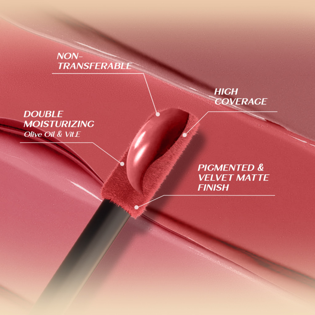 hanasui mattedorable lip cream boba edition 4g/lipstick/lip matte hanasui mattedorable lip cream boba edition 4g/lipstick/lip matte