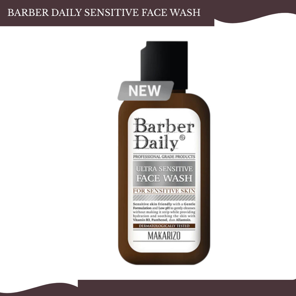 barber daily ultra sensitive face wash 100ml barber daily ultra sensitive face wash 100ml