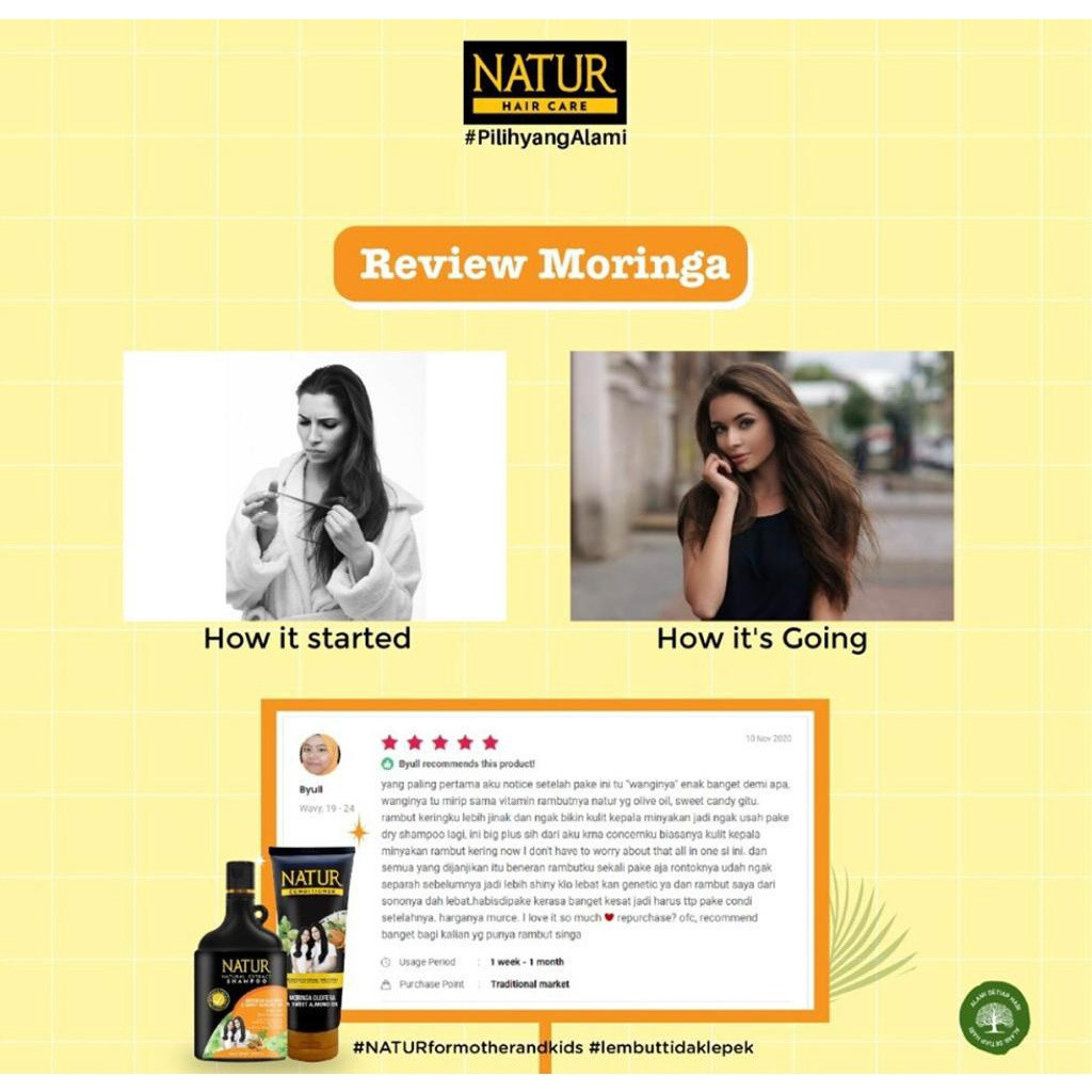 natur hair conditioner 165ml/kondisioner rambut natur hair conditioner 165ml/kondisioner rambut