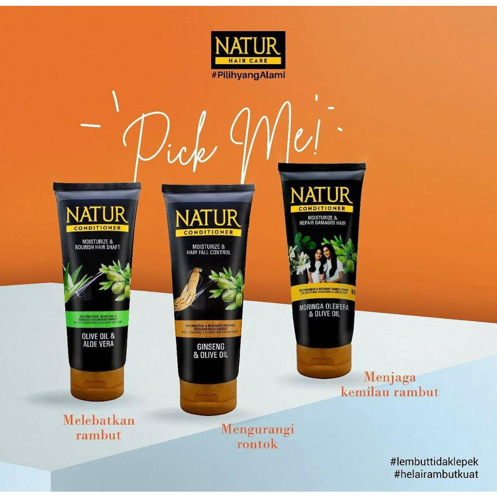 natur hair conditioner 165ml/kondisioner rambut natur hair conditioner 165ml/kondisioner rambut