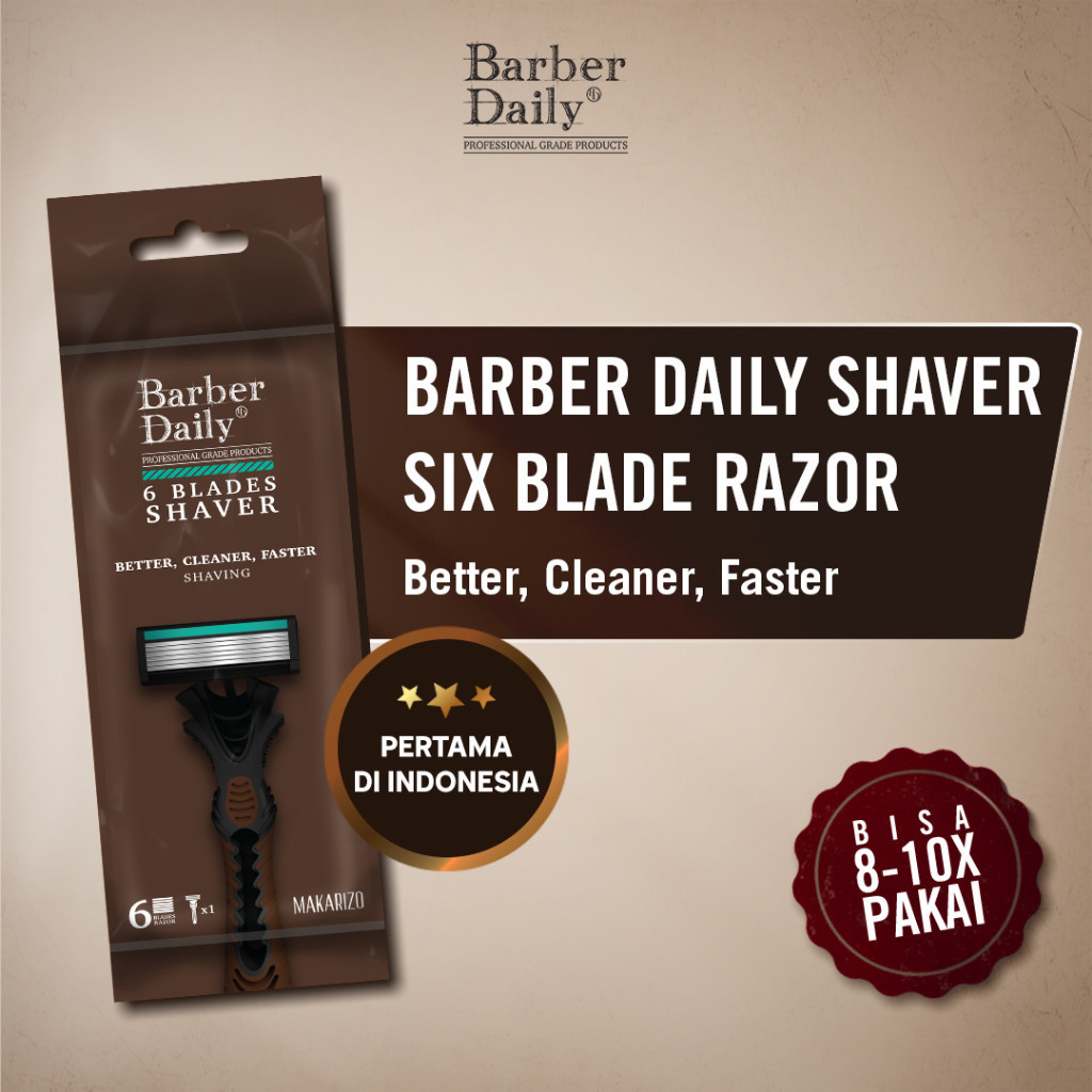 barber daily shaver six blade razor barber daily shaver six blade razor