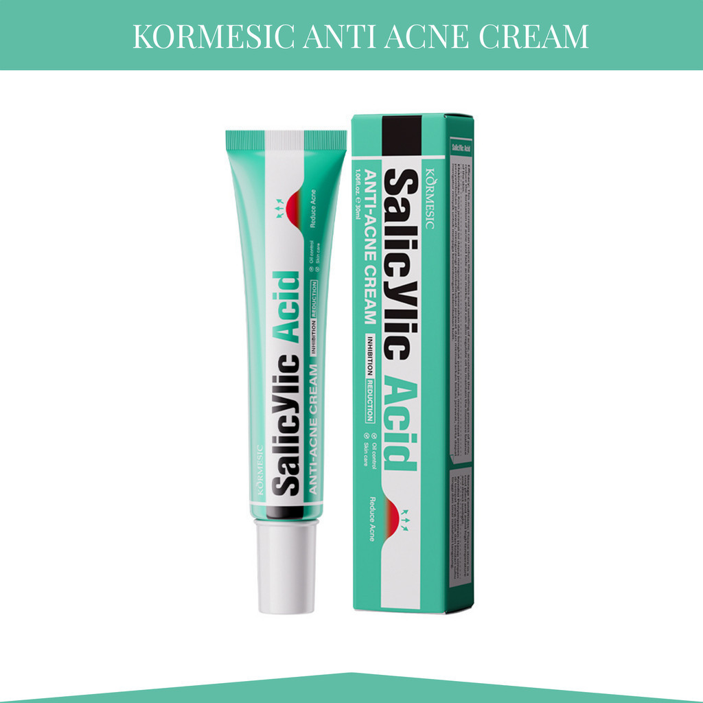 kormesic salicylic acid anti acne cream 30ml/krim jerawat kormesic salicylic acid anti acne cream 30ml/krim jerawat