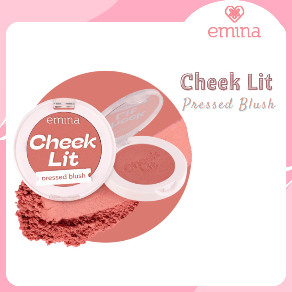 emina cheek lit pressed powder blush 3.5gr | blush on emina cheek lit pressed powder blush 3.5gr | blush on