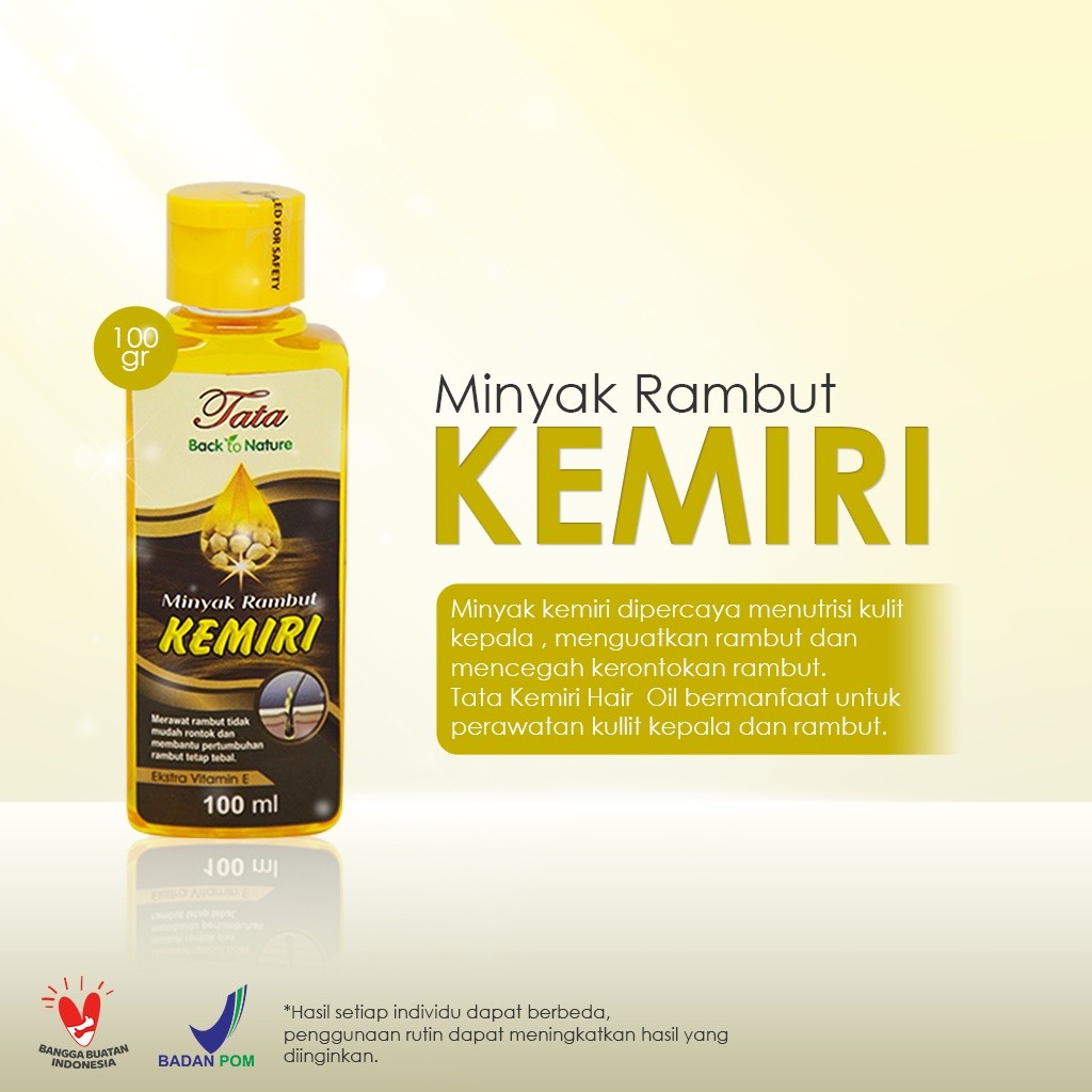 tata minyak rambut kemiri 100ml tata minyak rambut kemiri 100ml