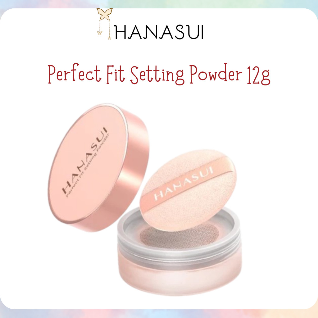 hanasui perfect fit setting powder 12g/bedak tabur hanasui perfect fit setting powder 12g/bedak tabur