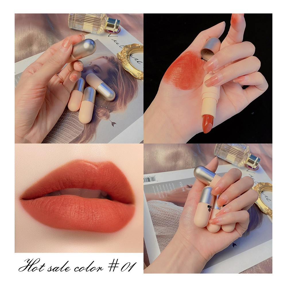 saniye velvet lipstik matte capsule 2.5g saniye velvet lipstik matte capsule 2.5g
