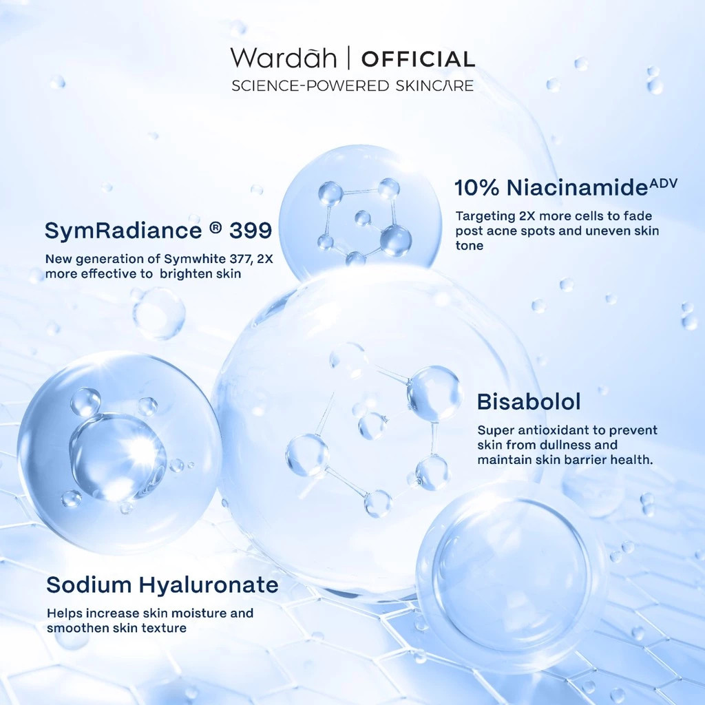 wardah bright and barrier repair serum 30ml/serum wajah wardah bright and barrier repair serum 30ml/serum wajah
