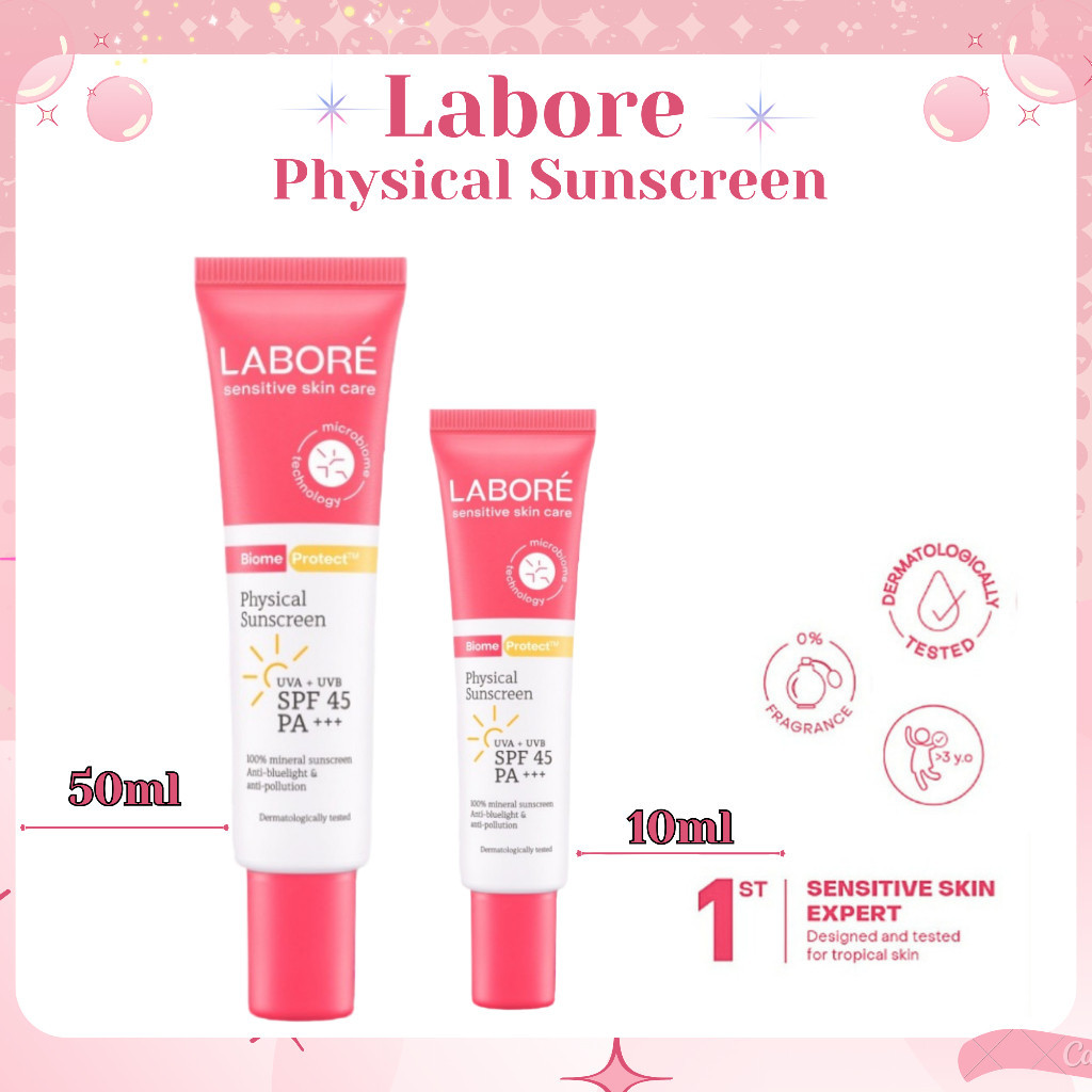 labore sensitive skincare biome protect physical sunscreen 30ml/mineral sunscreen labore sensitive skincare biome protect physical sunscreen 30ml/mineral sunscreen