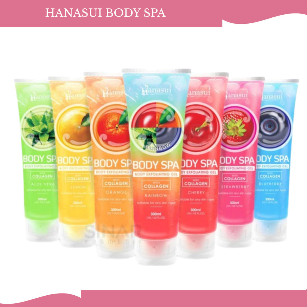 hanasui vita smoothies body spa exfoliating gel 180ml hanasui vita smoothies body spa exfoliating gel 180ml