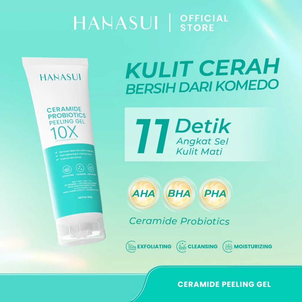 hanasui 10x ceramide probiotics peeling gel 100g hanasui 10x ceramide probiotics peeling gel 100g