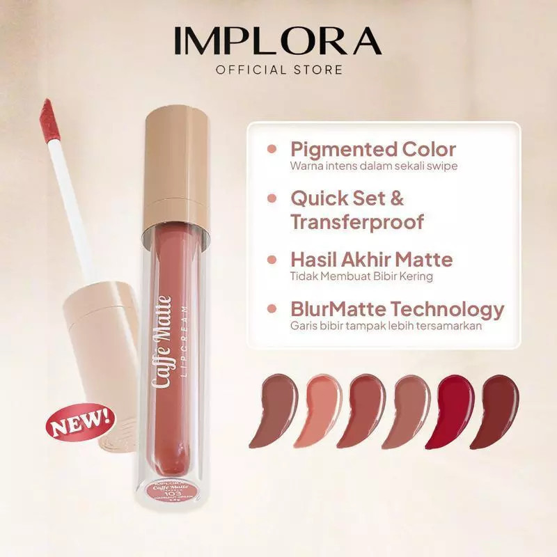 implora caffe matte lip cream/lip matte implora caffe matte lip cream/lip matte