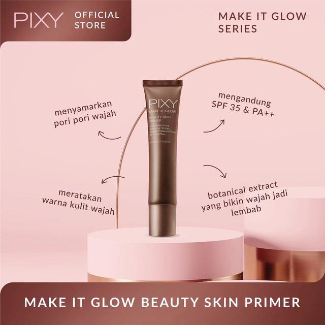 pixy make it glow skin primer spf 35 pa++ 25ml pixy make it glow skin primer spf 35 pa++ 25ml