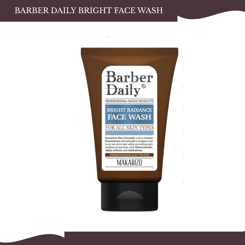 barber daily bright radiance face wash 100ml barber daily bright radiance face wash 100ml