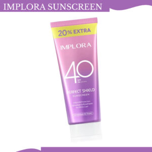 implora perfect shield sunscreen spf 40 pa+++/tabir surya