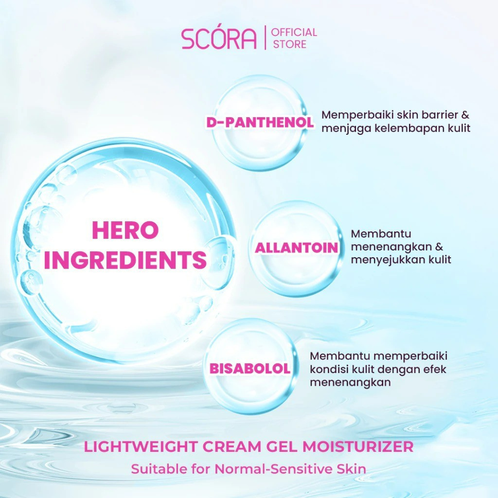 scora d panthenol barrier shield moisturizer 40ml/pelembab wajah scora d panthenol barrier shield moisturizer 40ml/pelembab wajah