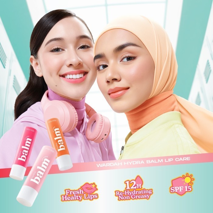 wardah hydrabalm lip care 4g spf 15/pelembab bibir wardah hydrabalm lip care 4g spf 15/pelembab bibir