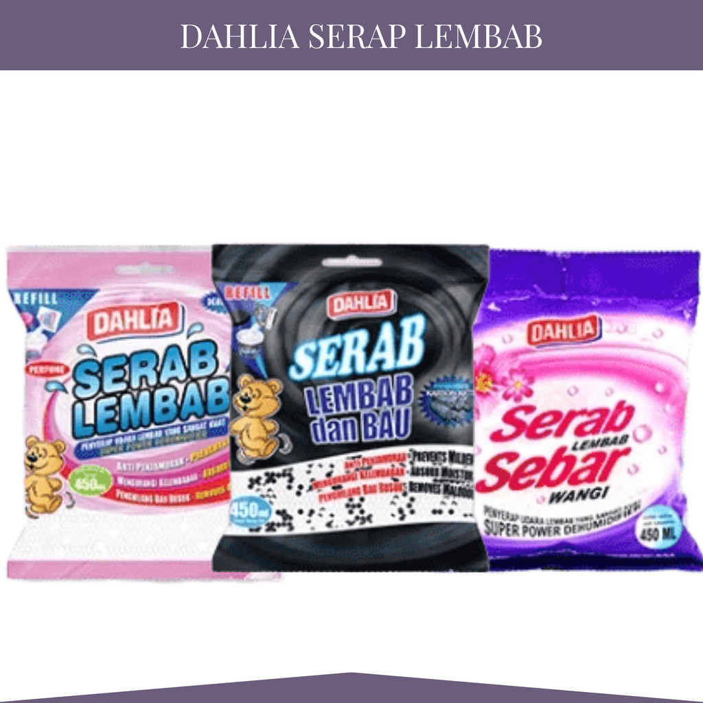 dahlia serap lembab refill 250g dahlia serap lembab refill 250g